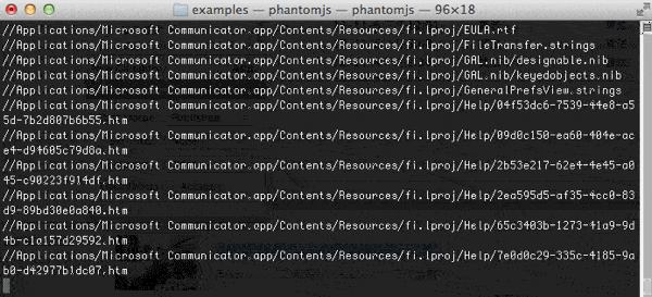PhantomJS学习笔记（3）：遍历文件系统
